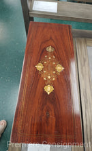 Load image into Gallery viewer, Oriental Rosewood Magazine Rack w/ Inlay

