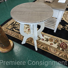 Load image into Gallery viewer, &quot;Distressed&quot; Round Accent Table
