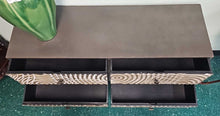Load image into Gallery viewer, Tin Accent/foyer Table with Drawers
