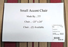 Load image into Gallery viewer, Small Accent Chair
