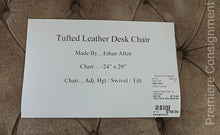 Load image into Gallery viewer, Leather Desk Chair...by Ethan Allen
