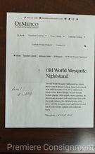 Load image into Gallery viewer, Two Drawer Nightstand...by DeMejico
