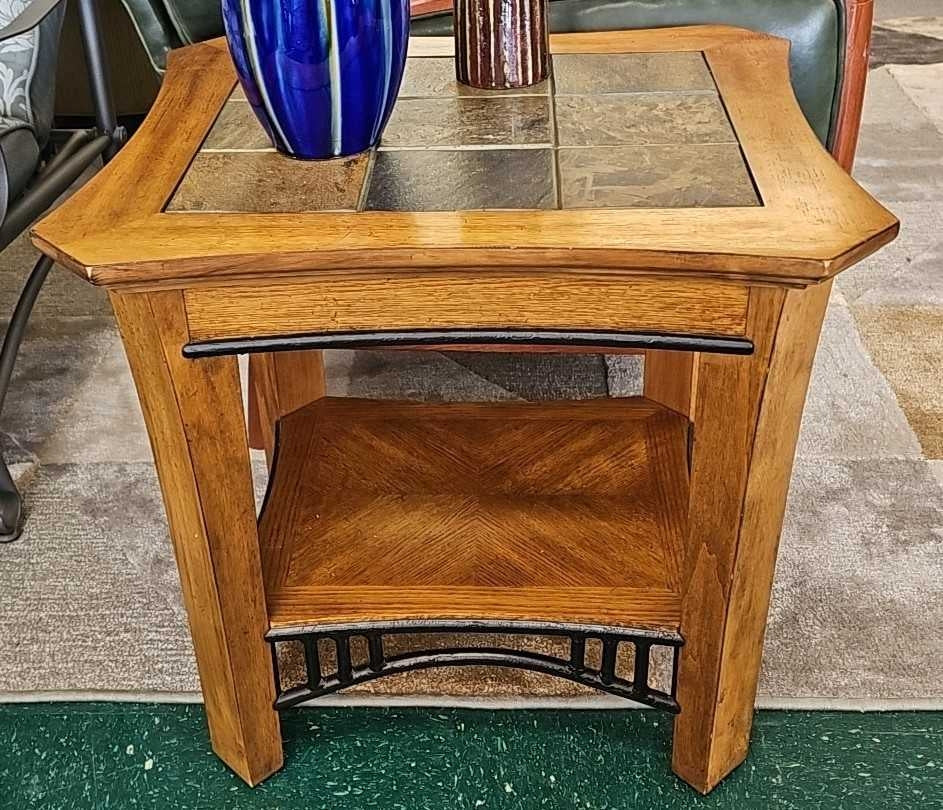 Slate Top End Table... 23