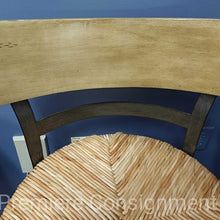 Load image into Gallery viewer, Set of Six Swivel / Rush Seat Stools...by Ballard Design
