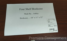 Load image into Gallery viewer, Four Shelf Bookcase...by Ashley
