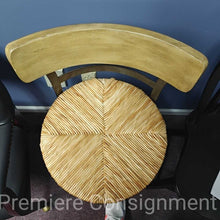 Load image into Gallery viewer, Set of Six Swivel / Rush Seat Stools...by Ballard Design
