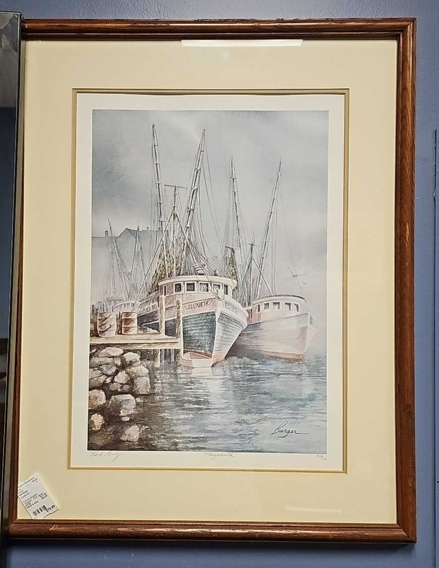 Framed Lithograph 