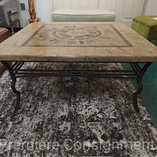 Load image into Gallery viewer, Decorative Stone Top Coffee Table
