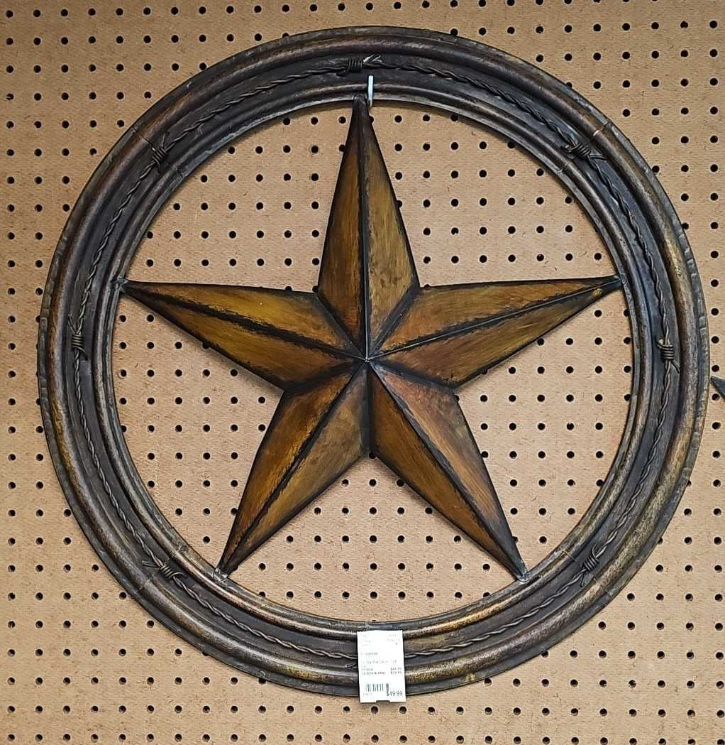 Tin Star Wall Decor...~24