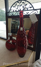 Load image into Gallery viewer, Large Red Glass Floor Vase...by San Miguel
