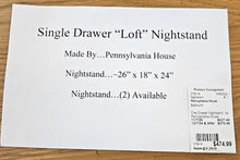 Load image into Gallery viewer, One Drawer Nightstand...by Pennsylvania House
