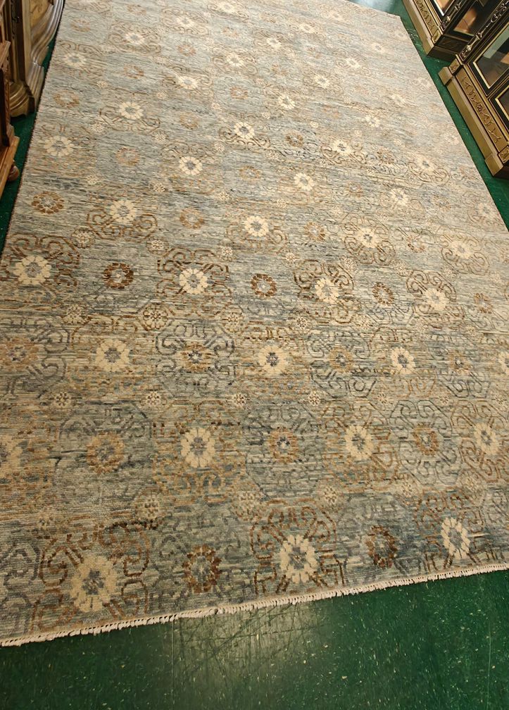Handwoven Wool Area Rug...~10' x 14'