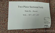 Load image into Gallery viewer, Two Piece Sectional Sofa...by Bassett
