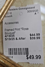 Load image into Gallery viewer, Framed Print &quot;Rose Bouquet&quot;
