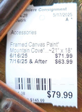 Load image into Gallery viewer, Framed Canvas  Painting &quot;Mountain Cove&quot;
