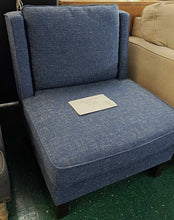 Load image into Gallery viewer, Blue Armless Chair
