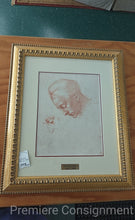 Load image into Gallery viewer, &quot;Study for the Head of Leda&quot; Lithograph by Michealangelo with COA
