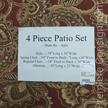 Load image into Gallery viewer, Agio Nassau 4 Piece Seating Set
