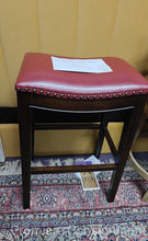 Load image into Gallery viewer, Pair of "Saddle" Barstools
