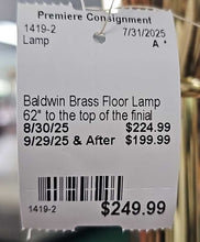 Load image into Gallery viewer, Baldwin Brass Floor Lamp

