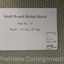 Load image into Gallery viewer, Skirted Vanity Stool
