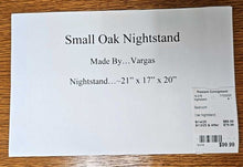 Load image into Gallery viewer, Oak Nightstand

