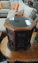 Load image into Gallery viewer, Oriental Rosewood Side Table w/ Inlay
