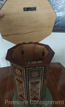 Load image into Gallery viewer, Morrocan Inlayed Side Table with opening top
