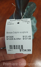 Load image into Gallery viewer, Bronze Dolphin sculpture
