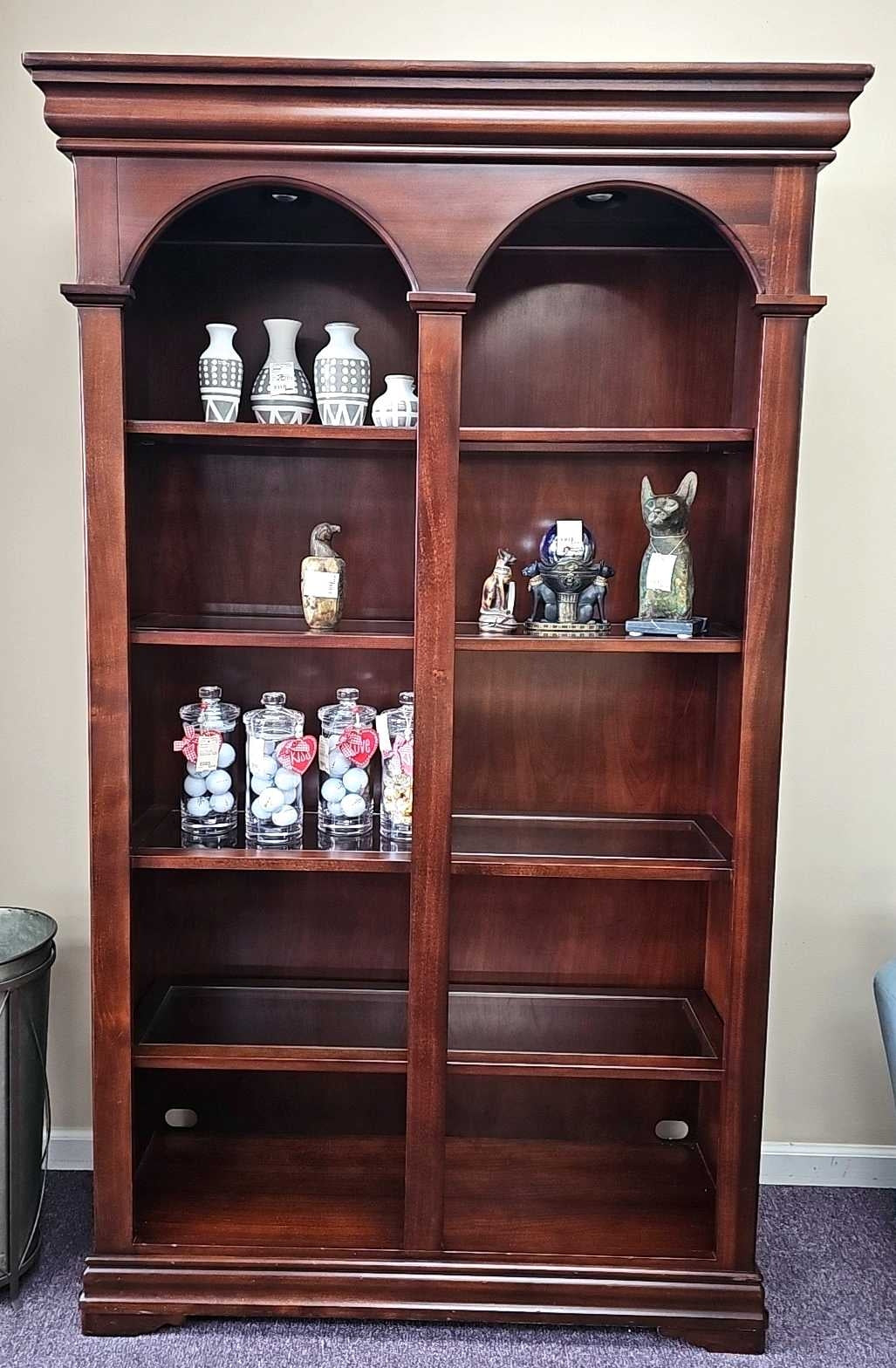 Double / Lighted Bookcase