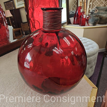 Load image into Gallery viewer, Large Red Glass Floor Vase...by San Miguel
