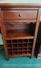 Load image into Gallery viewer, Wine Rack w/ Glass Storage...by Crate &amp; Barrel
