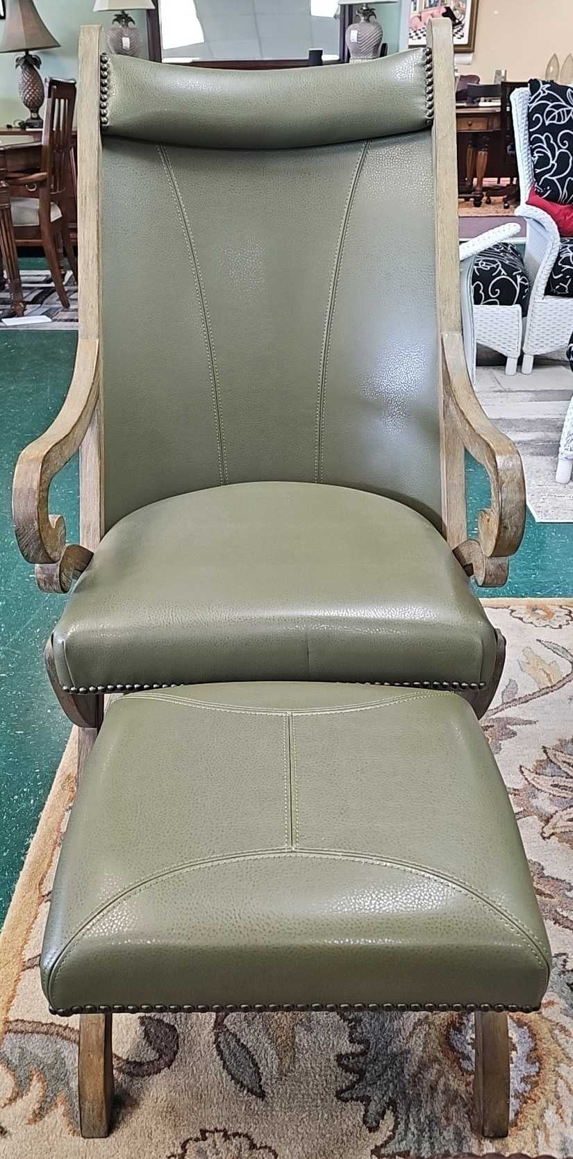 Leather Chair w/ Ottoman...by Largo International