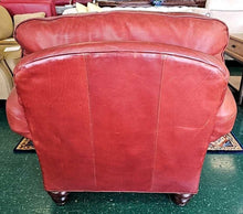 Load image into Gallery viewer, Leather Chair w/ Ottoman...by Whittmore - Sherrill
