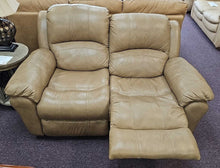 Load image into Gallery viewer, Leather Recliner Loveseat (Manual)... Made By.. Man Wah
