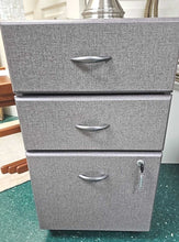 Load image into Gallery viewer, Small Lockable File Cabinet w/ Casters...by Bush
