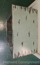 Load image into Gallery viewer, Small Green Decorative Storage Cabinet

