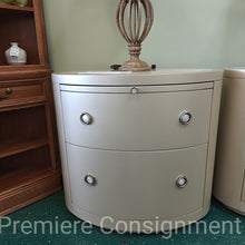 Load image into Gallery viewer, Two Drawer Oval Nightstand...by Caracole
