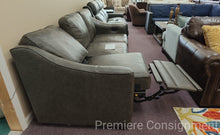 Load image into Gallery viewer, Power &quot;Wall Hugger&quot; Reclining Leather Sofa...by Craftmaster
