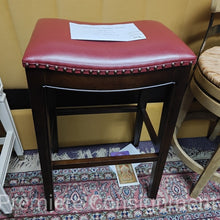 Load image into Gallery viewer, Pair of "Saddle" Barstools
