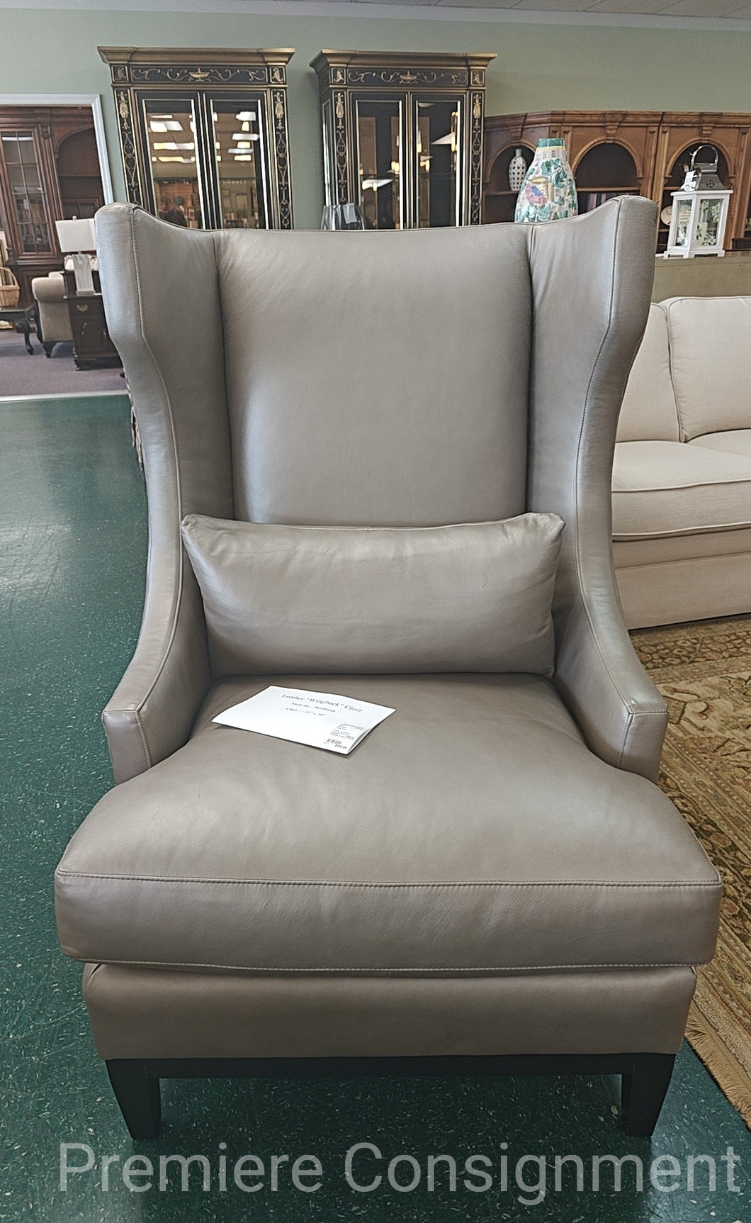 Leather Occasional Chair...by Bernhardt