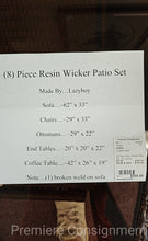 Load image into Gallery viewer, (8) Piece Resin Wicker Patio Set...by Lazyboy
