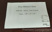 Load image into Gallery viewer, Five Drawer Chest...by Kaiser
