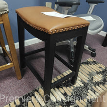 Load image into Gallery viewer, PAIR of Saddle Stools Counter Height
