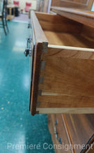 Load image into Gallery viewer, Cherry Wood Nine Drawer Dresser...by Ethan Allen
