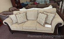 Load image into Gallery viewer, Sofa w/ Wood Trim...by Affordable Furniture
