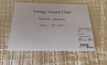 Load image into Gallery viewer, Vintage Occational Chair
