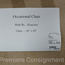 Load image into Gallery viewer, Occasional Chair...by Klaussner
