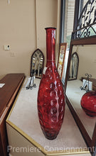 Load image into Gallery viewer, Large Red Glass Floor Vase...by San Miguel
