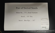 Load image into Gallery viewer, Pair of Tall Swivel Barstools
